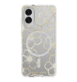 Samsung Galaxy S25 Edge Case-Mate Floral Gems Case w/Magnets - Gold