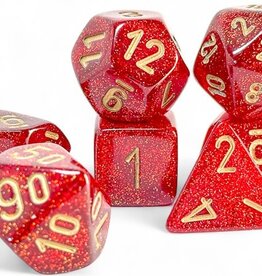 GLITTER 7-DIE SET MEGA-HEDRAL RUBY/GOLD