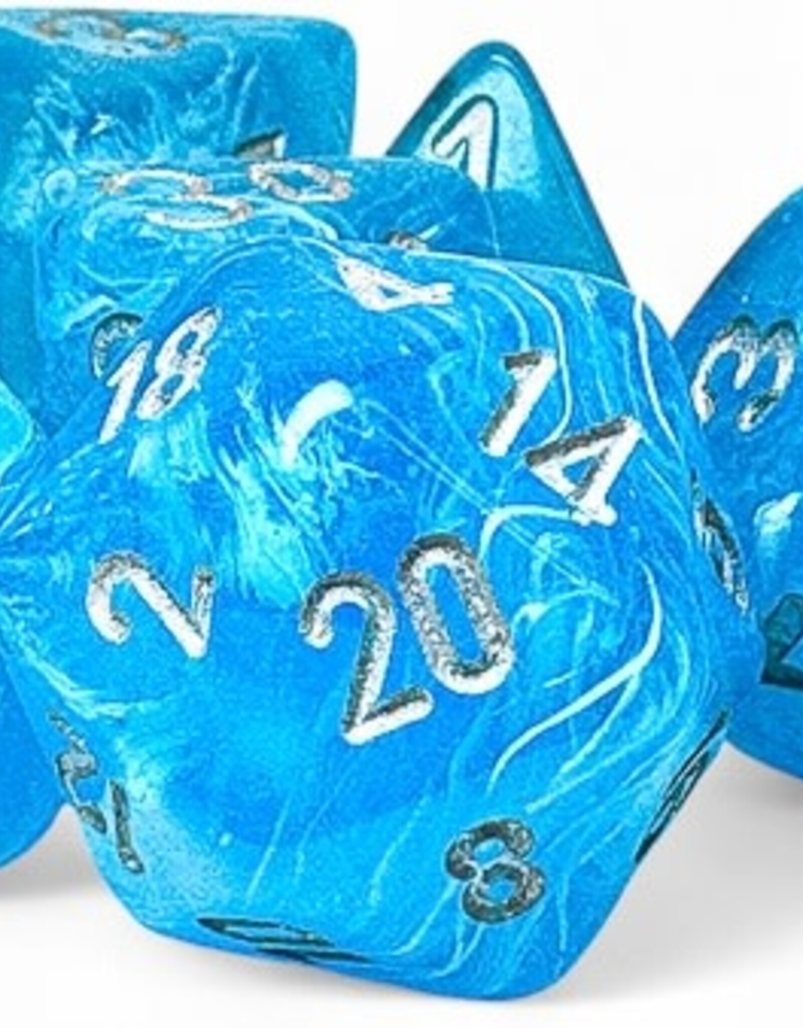 LUMINARY 7-DIE SET MEGA-HEDRAL SKY/SILVER