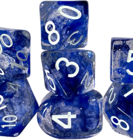 SET OF 7 DICE: SUNKEN SILVER