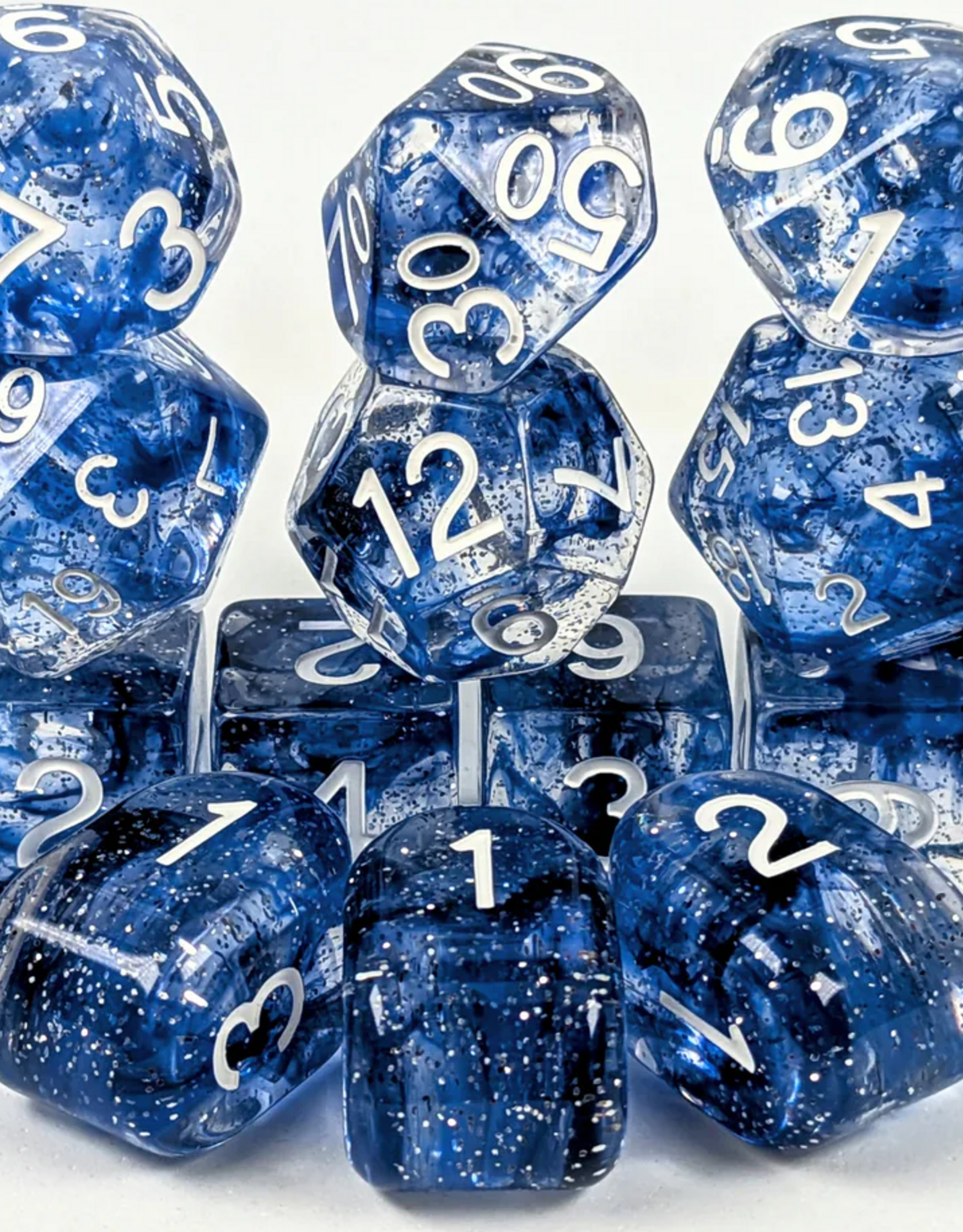 SET OF 15 DICE: SUNKEN SILVER