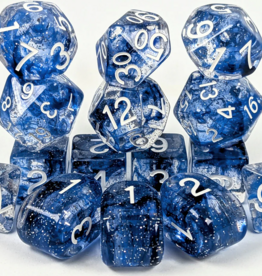 SET OF 15 DICE: SUNKEN SILVER