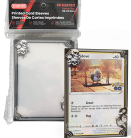 ER SOFT BORDERED CARD SLEEVES SHADOW SKULL FRAME 60PK