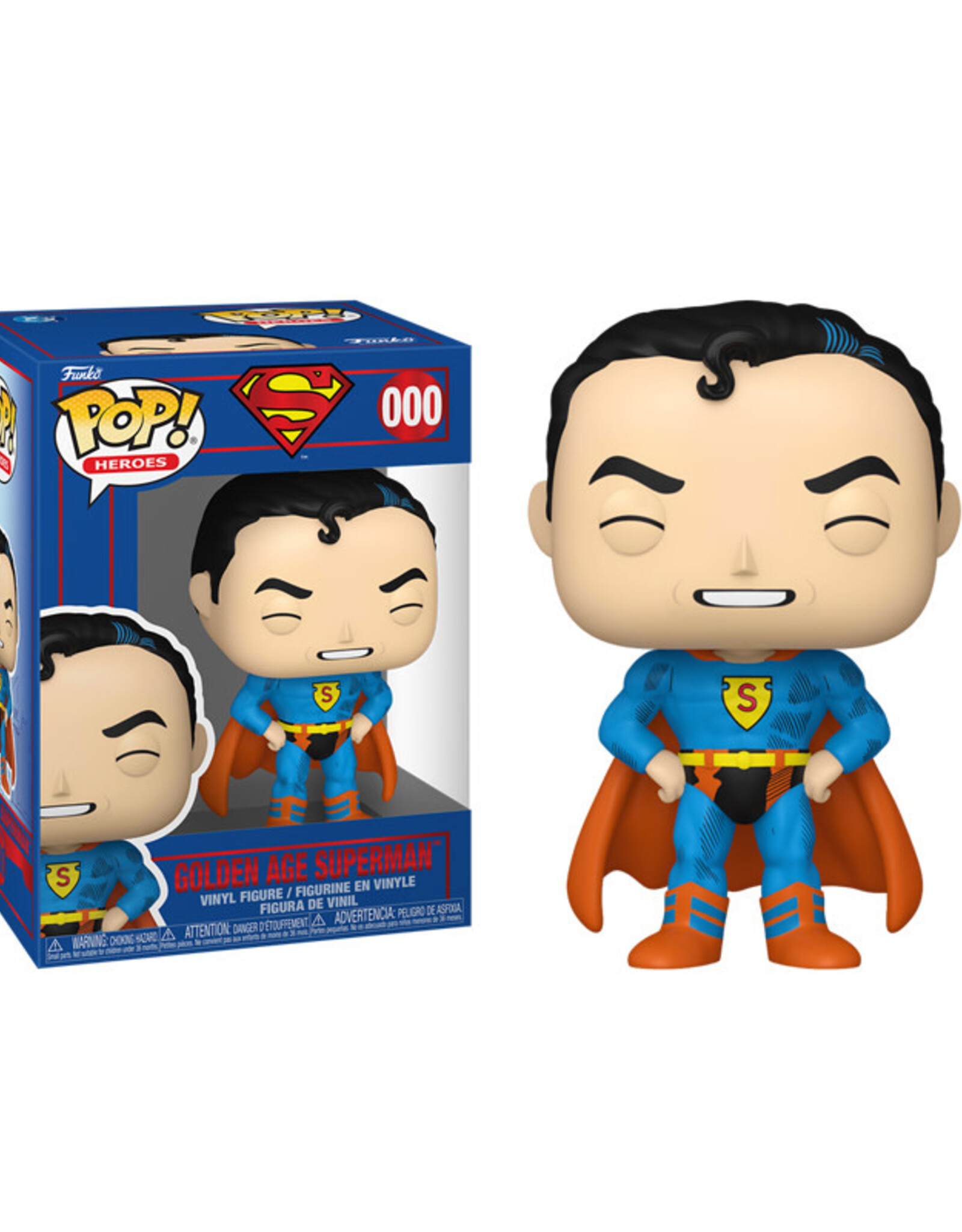 POP DC SUPERMAN 1938 SHIELD THROUGH THE AGES