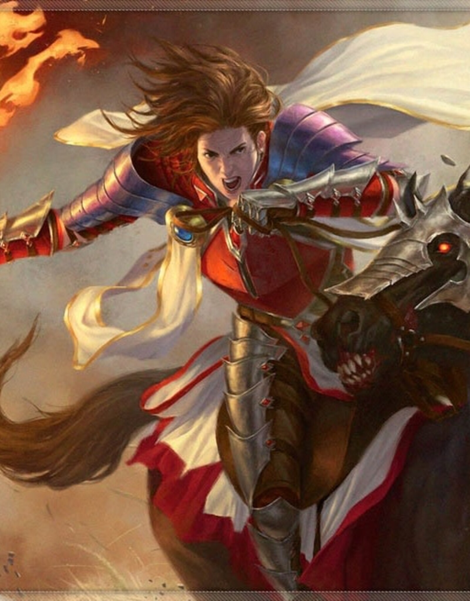 UP PLAYMAT MTG COMMANDER SERIES FAN VOTE 3 SYR GWYN STITCHED