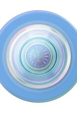 PopGrip For MagSafe Round with Adapter Ring Blue Translucent Opalescent