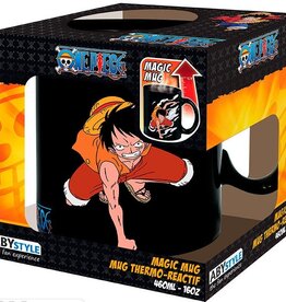 ONE PIECE MUG HEAT CHANGE LUFFY & ACE 460ML