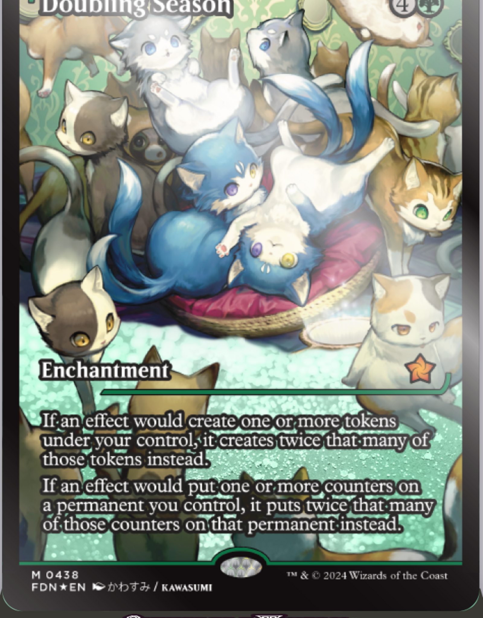 GATHERERS TAVERN MTG SLABS DOUBLING SEASON SLAB