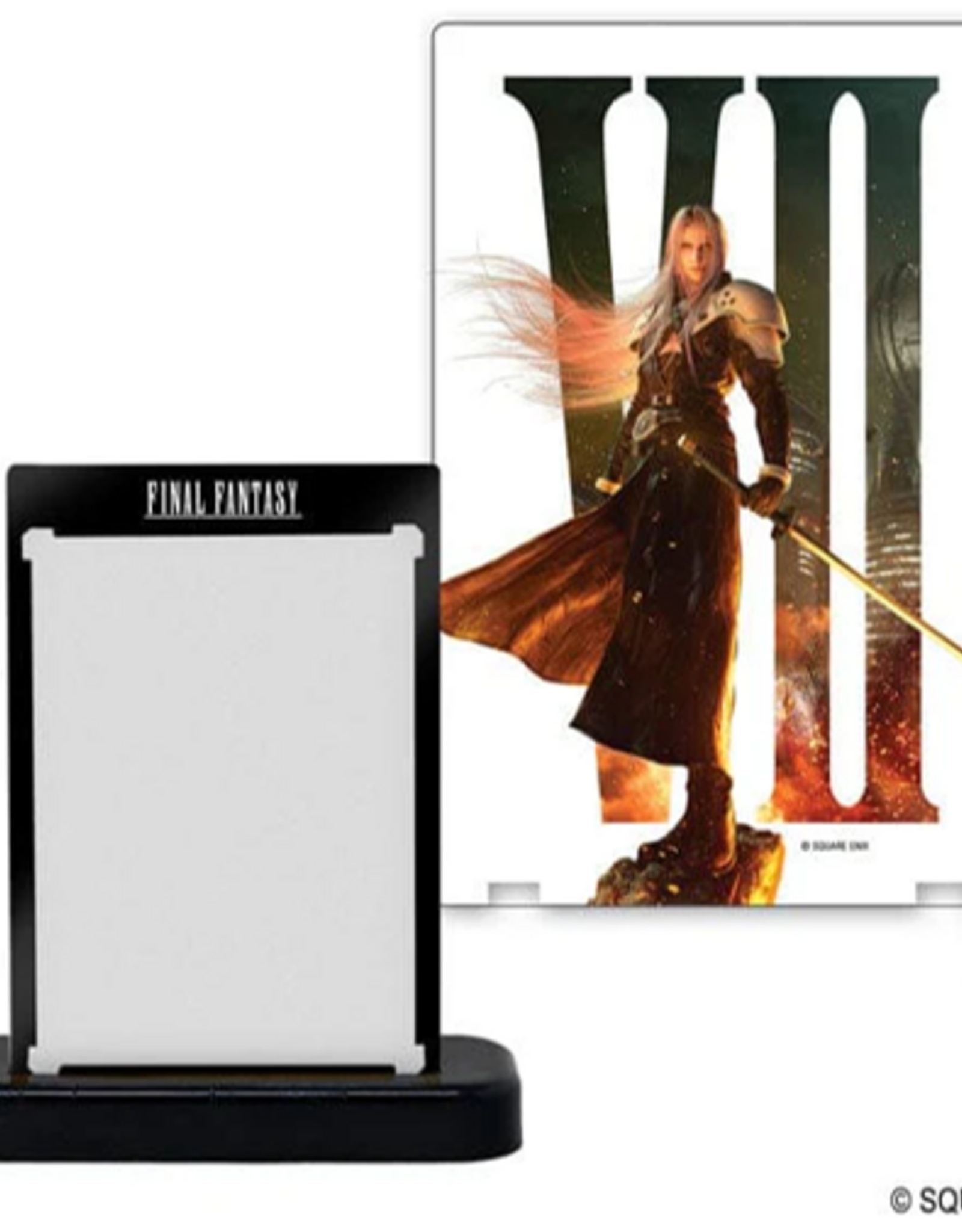 FINAL FANTASY 1TOUCH 35PT EDGE SEPHIROTH BLACK FRONT DESIGN