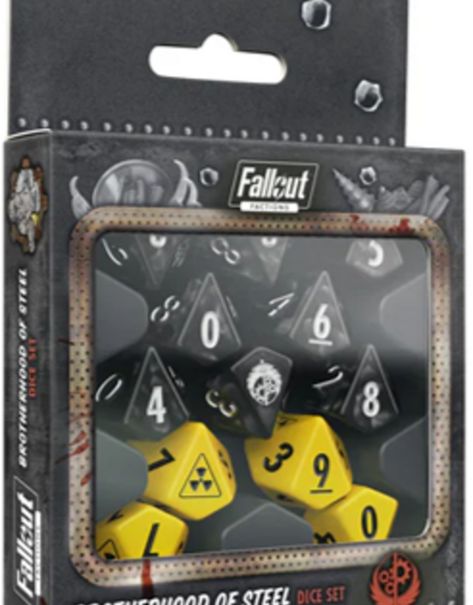 FALLOUT FACTIONS DICE SET BROTHERHOOD OF STEEL