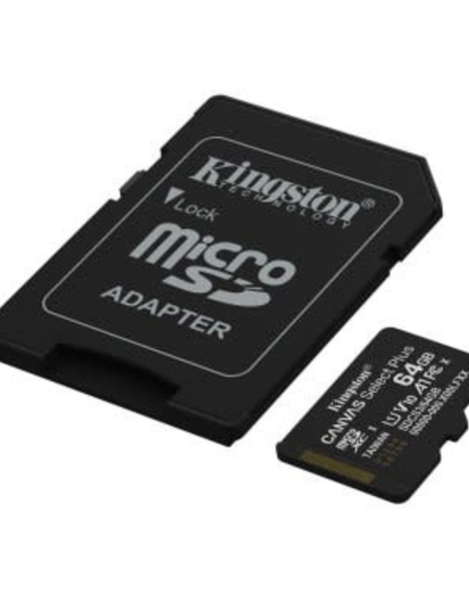 Kingston 64GB microSDXC Canvas Select Plus Gen3 150MB/s A1 Card + Adapter