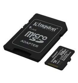 Kingston 256GB microSDXC Canvas Select Plus Gen3 150MB/s A1 Card + Adapter