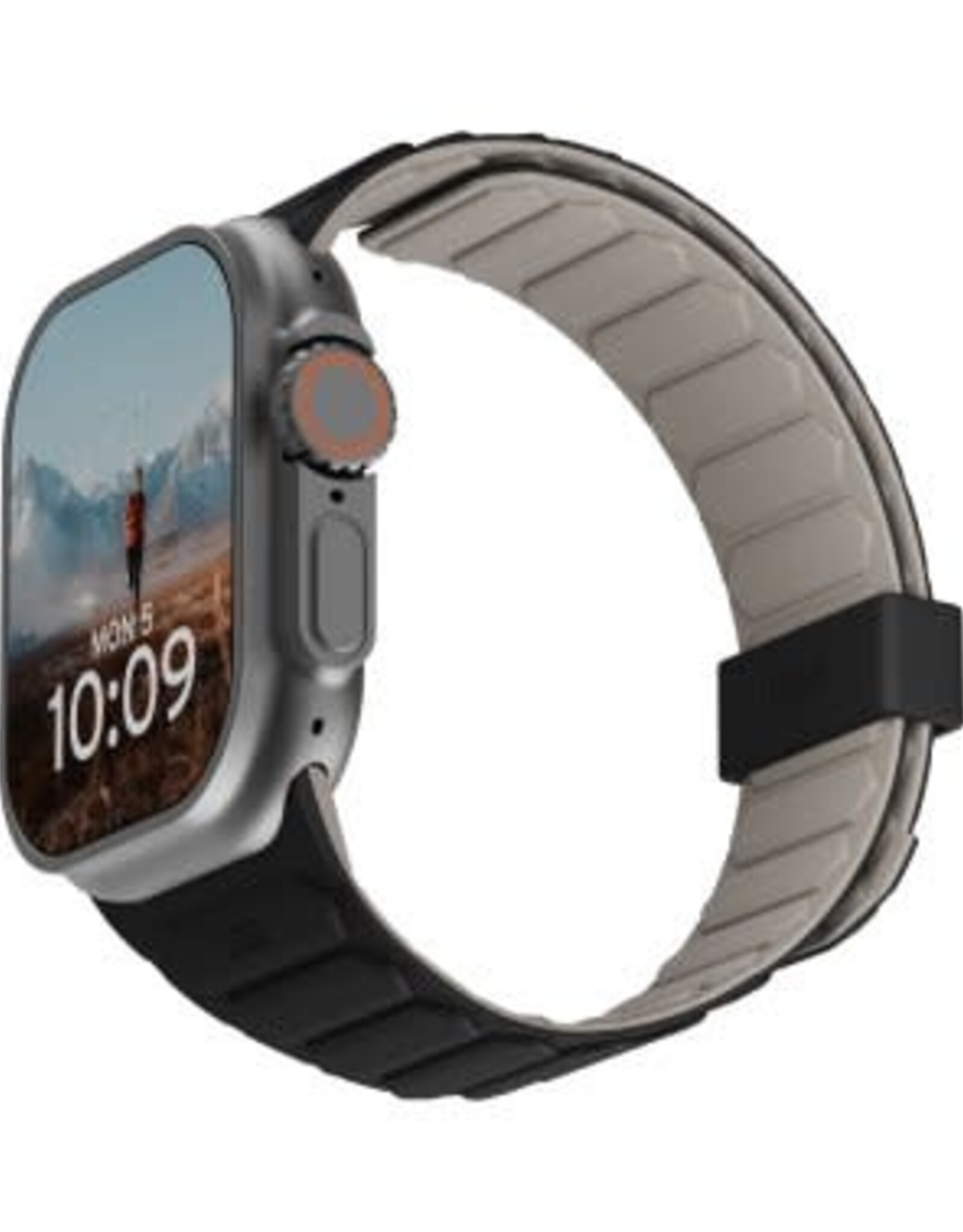 Apple Watch 42/44/45/46/49mm UAG Pathfinder Strap - Black/Titanium