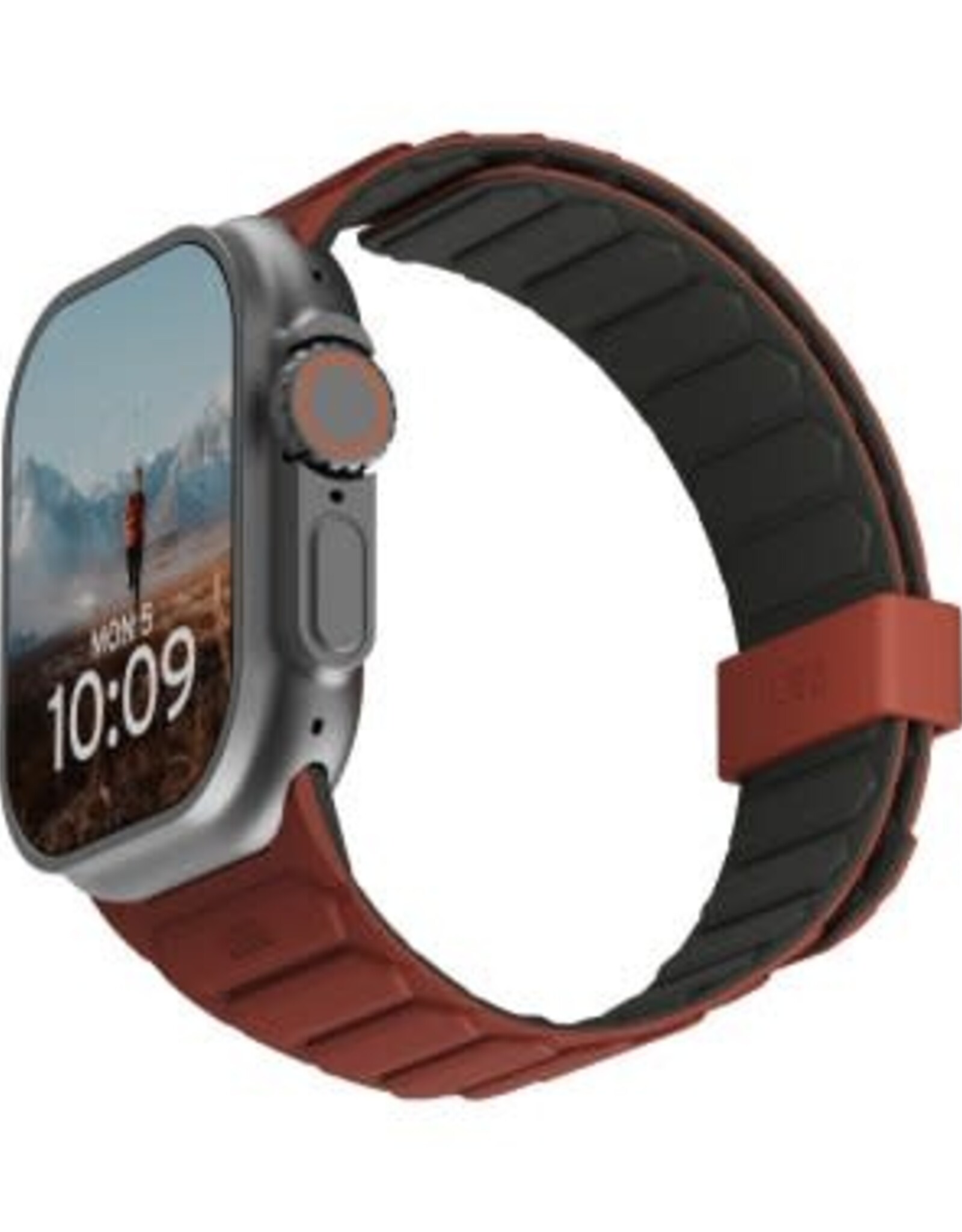 Apple Watch 42/44/45/46/49mm UAG Pathfinder Strap - Olive/Rust