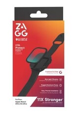 Apple Watch Ultra 49mm ZAGG InvisibleShield Glass XTR4 Screen Protector-Black