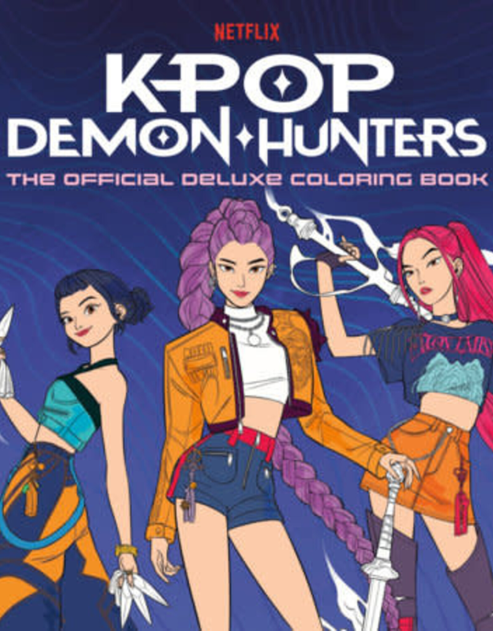 KPOP DEMON HUNTERS: THE OFFICIAL DELUXE COLORING BOOK