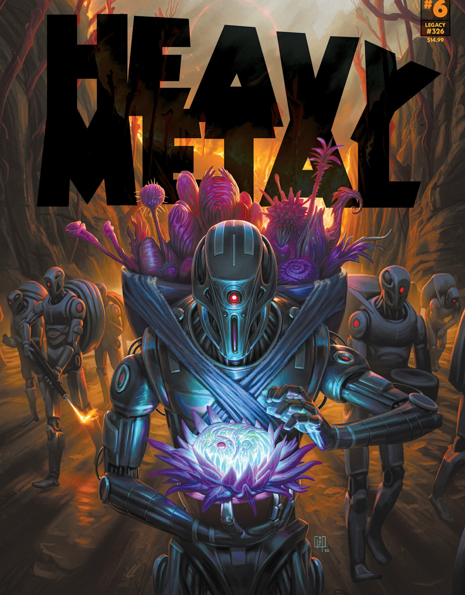 HEAVY METAL MAGAZINE #6 CVR A FLAVIO GREO PLAGIA