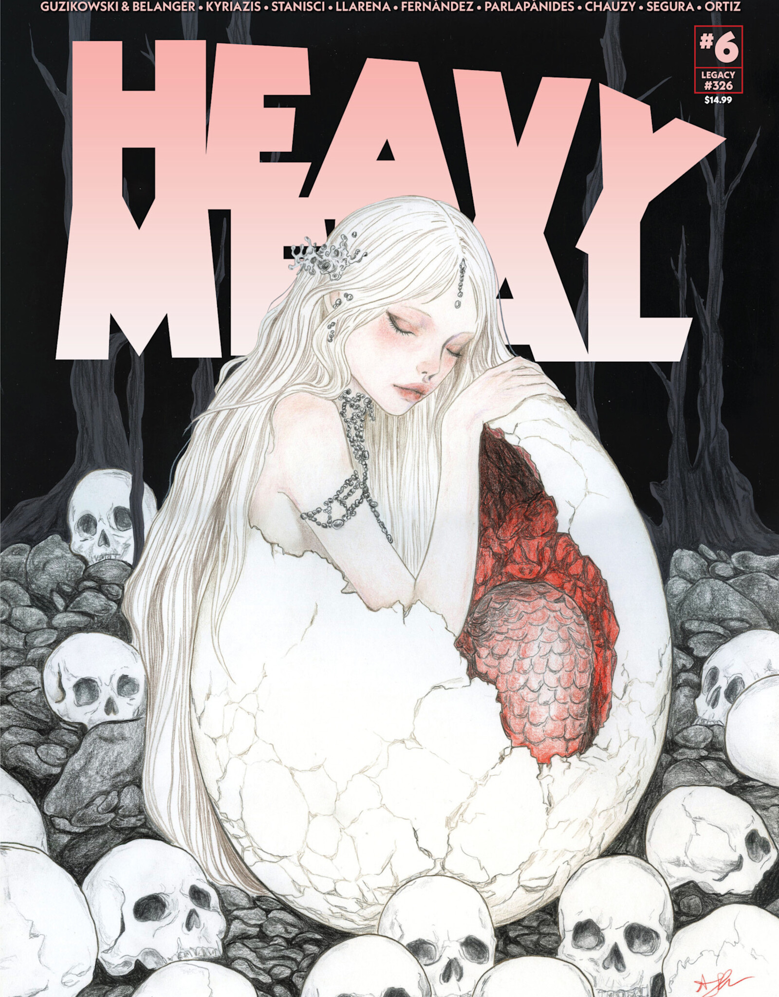 HEAVY METAL MAGAZINE #6 CVR B AMANDA M JANNSON VAR