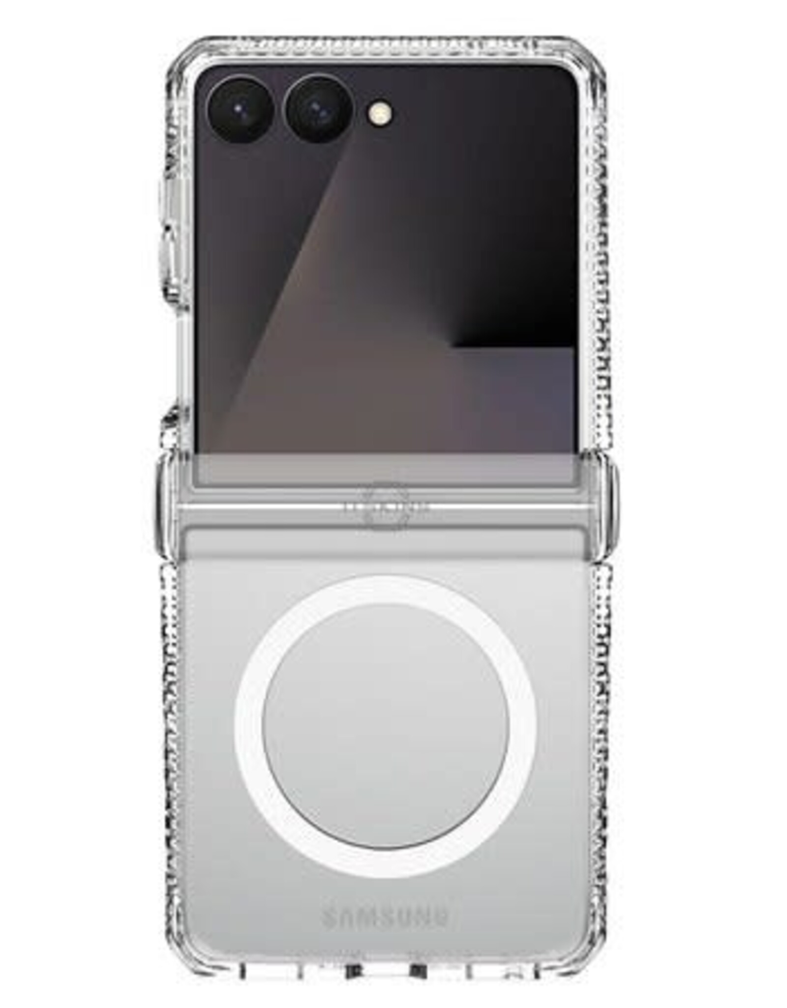 Hybrid_R Hinge Clear w/Magnets Case for Samsung Galaxy Z Flip8