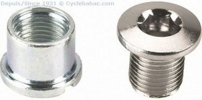 BOULON & noix de pedalier double (vendu à l'unité)