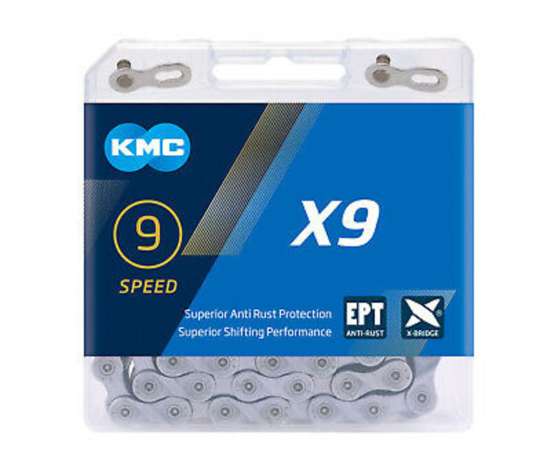 KMC Chaine 9 vitesses, KMC, X9 EPT, 116 maillons