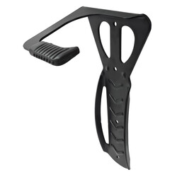 Damco Support mural pour vélo en acier, noir