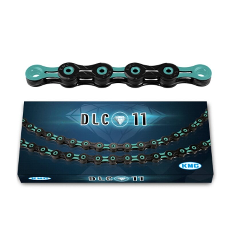 KMC Cahine 11 vitesses, DLC 11 Speed Diamond Like Coating Chains , couleur Celeste Bianchi