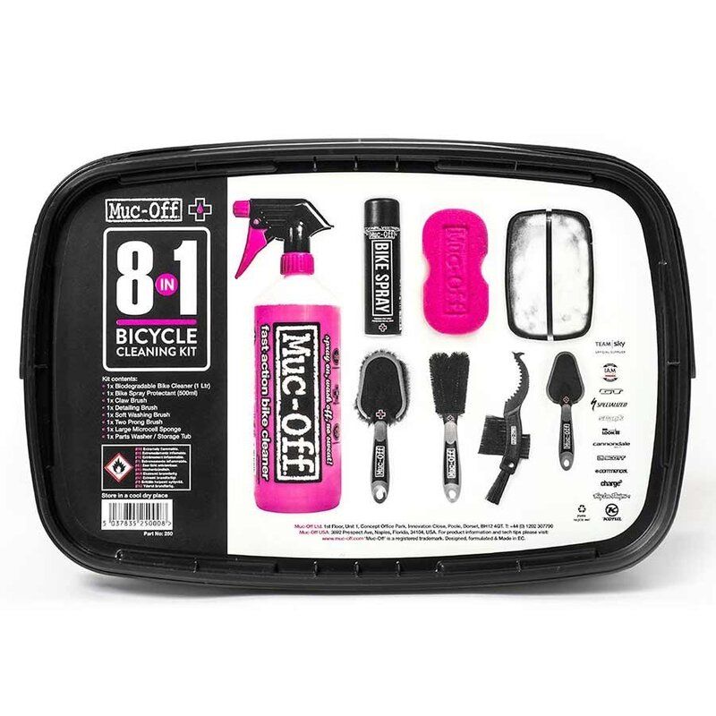 Muc Off Trousse de nettoyage de velo, 8-in-1