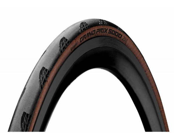 Continental Grand Prix 5000 Black/coffee, Black chili 700x25