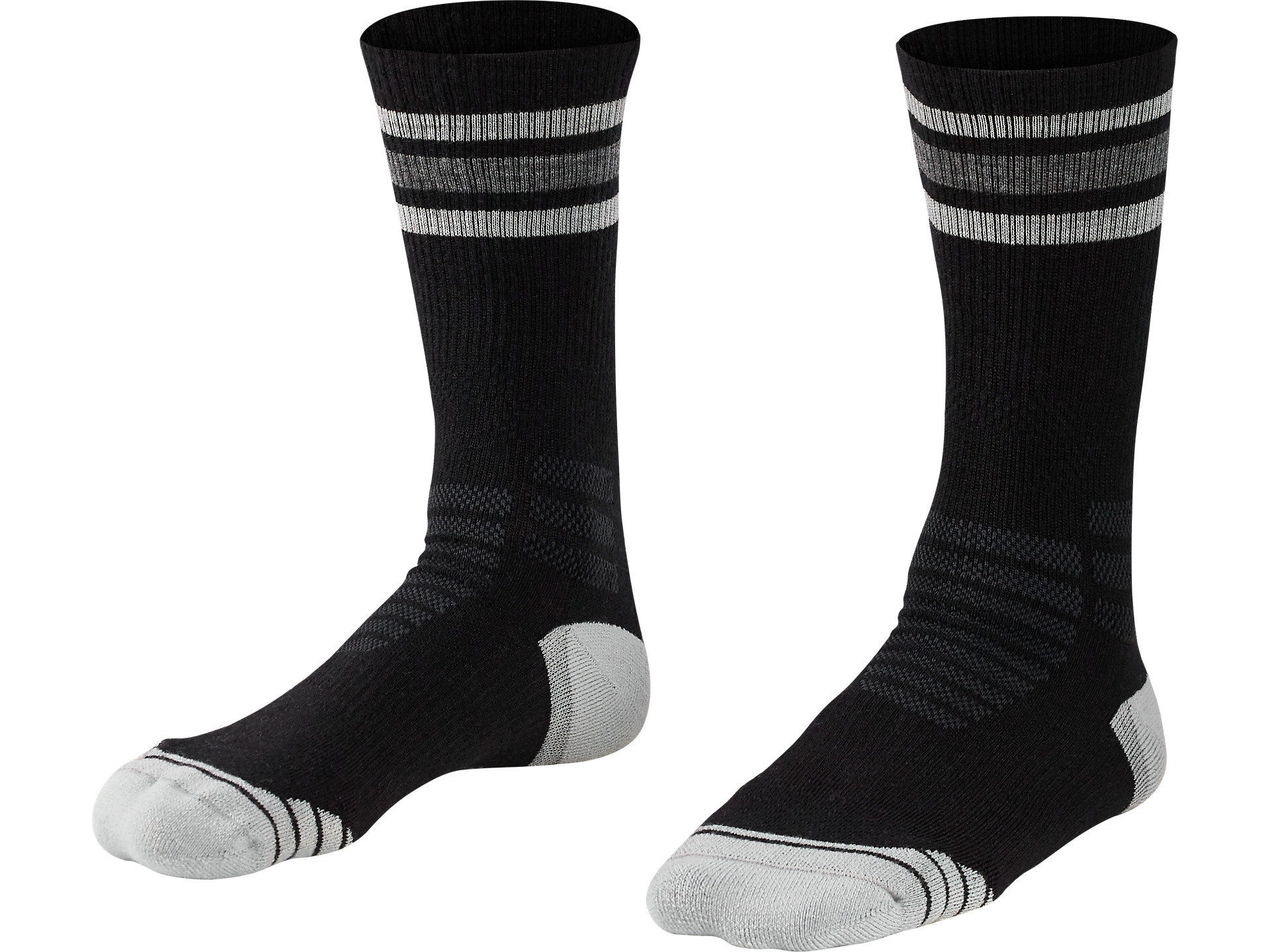 Bontrager Chaussettes en laine mérinos cycliste matelassées Bontrager Race Crew