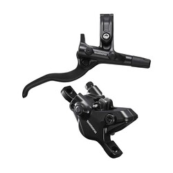 Shimano Frein à disque hydraulique VTT Deore BL-M4100 / BR-MT410, Post mount, Disque: Non inclus, Noir