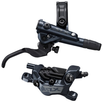 Shimano Frein à disque hydraulique VTT, SLX BL-M7100/BR-M7120, Post mount, Disque: Non inclus, 444g, Noir, Ensemble