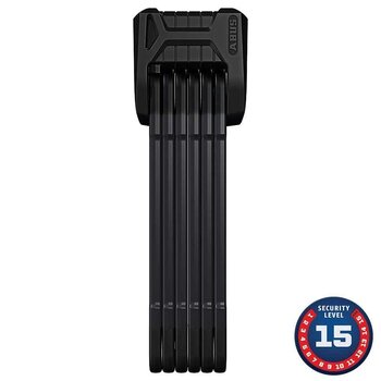 Abus Cadenas pliable, Bordo Granit XPlus 6500, Cadenas pliable, Clé - SH, 110cm, 3.6', 5.5mm, Noir