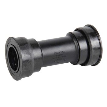 Shimano Boitier de pédalier, SMBB9241B, SM-BB92-41B, Press-fit, Boîtier: 86.5mm, Dia.: 41mm, Axe: 24mm, Acier, Argent