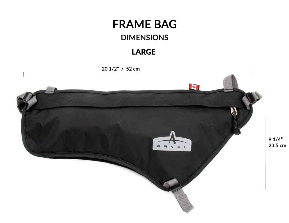 Arkel Sacs de cadre - 100 % étanches