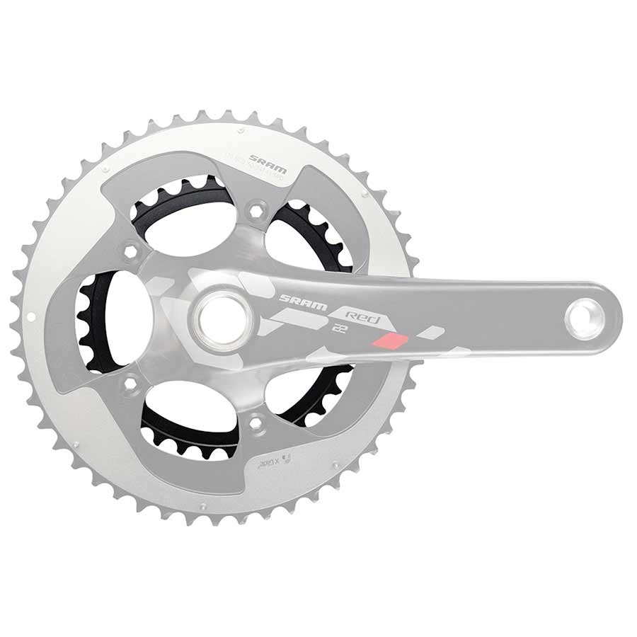 SRAM Plateau Intérieur, Pour 34/50, 34D, 11vit, BCD: 110mm, 5 Boulons, Red X-Glide, Plateau Intérieur, Pour 34/50, Aluminium, Noir,
