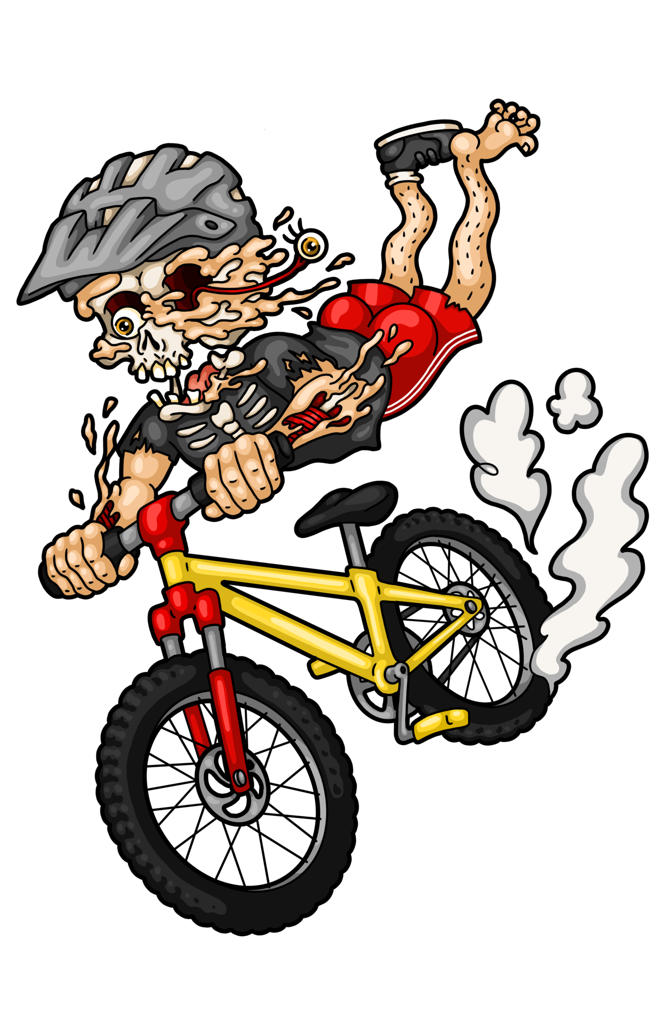 Studio Vélo Jersey Mtb A fond mon Léon ! Studio vélo