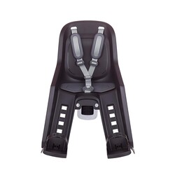 Polisport Bubbly Mini + FF, Siège de bébé, Sur cadre, Noir/Gris Foncé, Noir