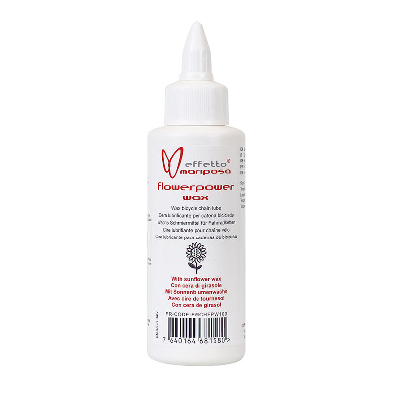 Effeto Mariposa Flowerpower lubrifiant pour chaîne à base de cire naturel de tournesol