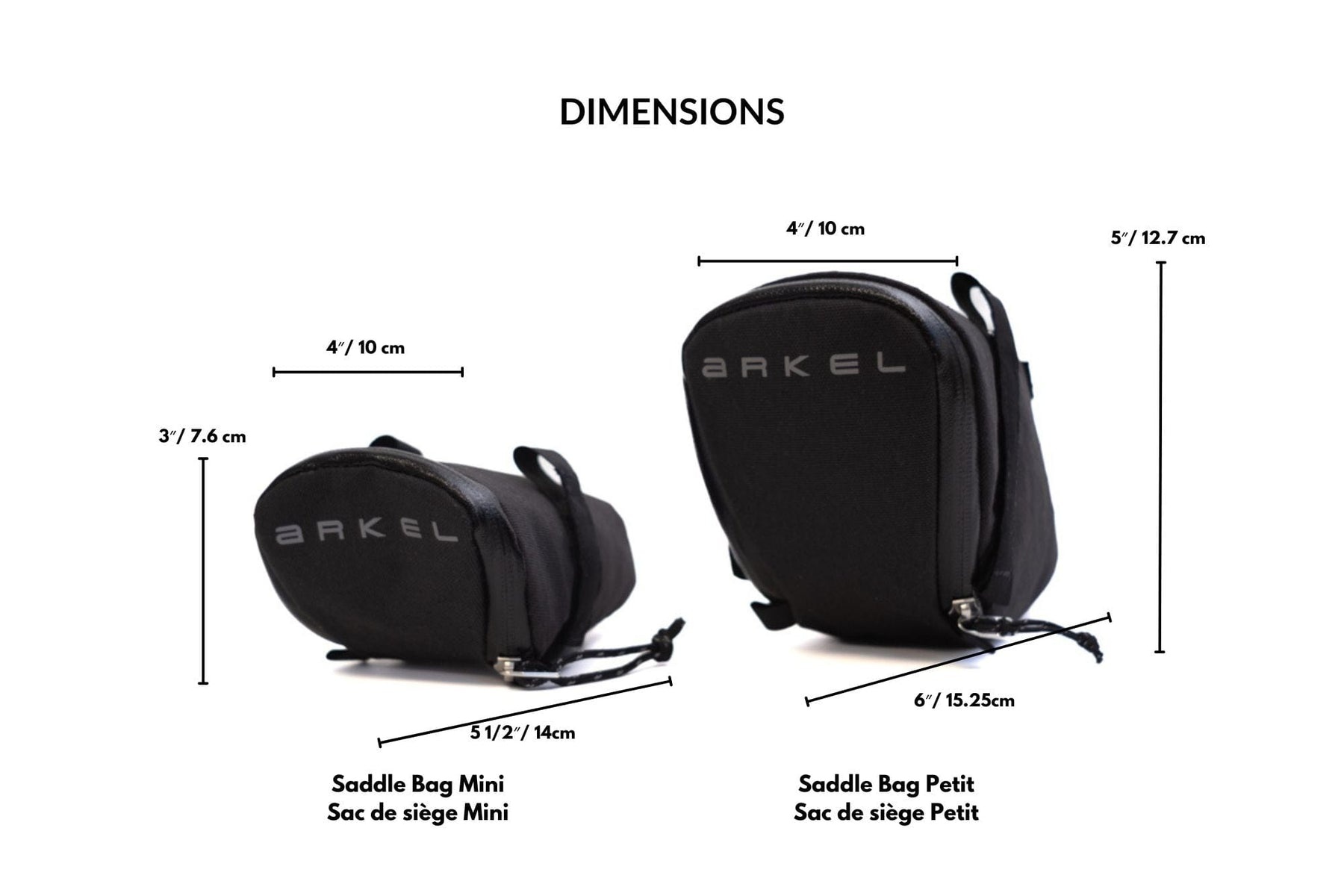 Arkel Sac de selle Arkel 1.3 l