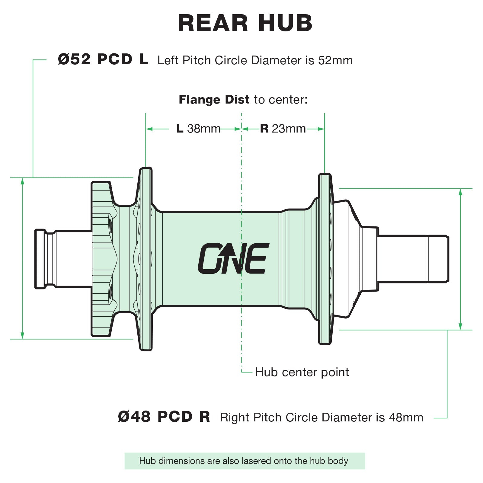 OneUp Components Ensemble de Moyeux One Up, Hub bundle