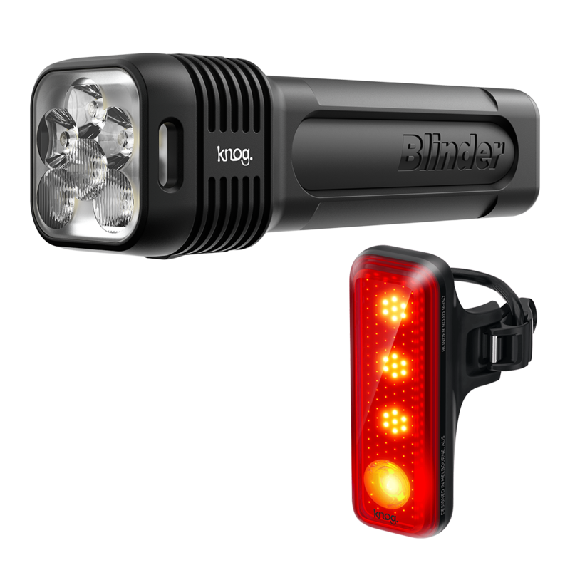 Knog Blinder 1300 & Blinder R-150 Rear Bike Light Set