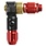 Lezyne Tête de pompe à pied ABS-1 Pro HP, Haut Volume, Rouge