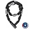 Abus Chaîne avec serrure à clé, Steel-O-Chain 5805K , 5mm x 75cm (5mm x 2.5'), Noir