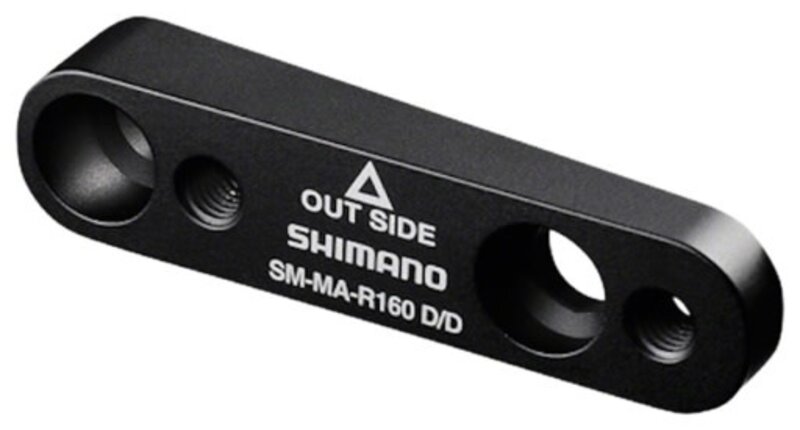 Shimano Adaptateur disque de frein 160mm, SM-MA-R160D/D , Flat-Mount Caliper, Flat-Mount Frame