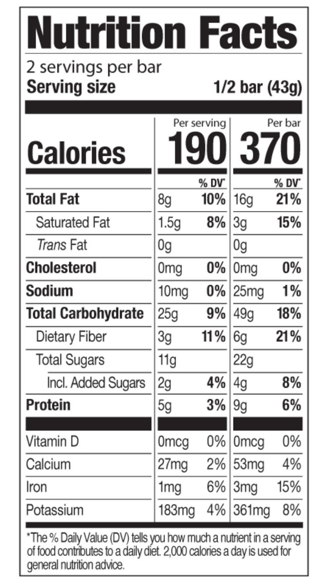 Pro Bar The simply real Barre