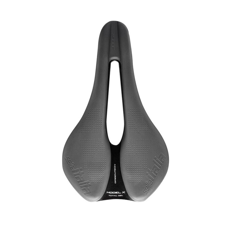 Selle Italia Selle, Model X Green Comfort Superflow, Selle, 245 x 145mm, Homme, 440g, Noir