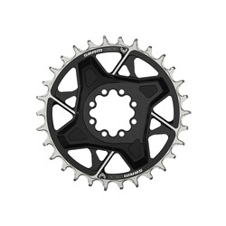 SRAM Plateau, Eagle T-Type X0 3mm Offset, Vitesses: 12, BCD: Direct Mount, Aluminium, Noir
