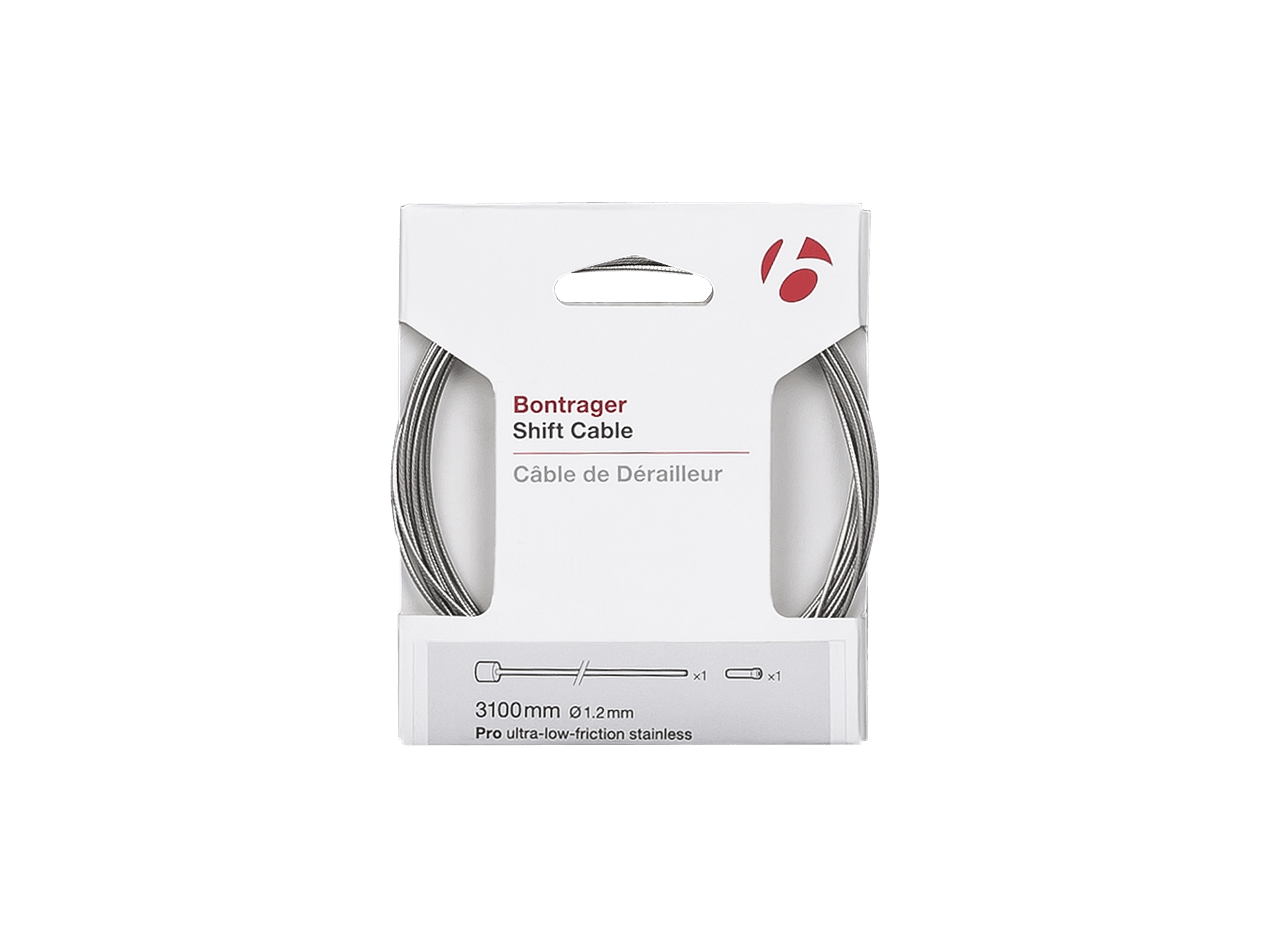 Bontrager Câble de dérailleur Bontrager Pro 3100 mm