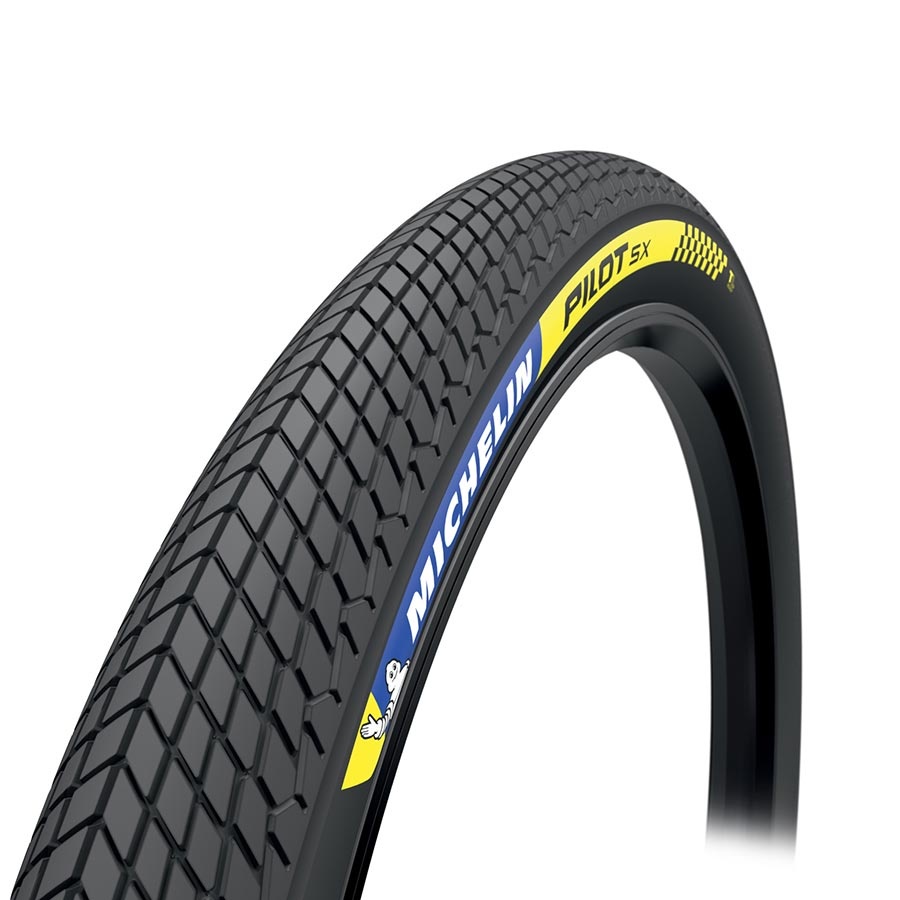 Michelin Pneu BMX PILOT SX, Rigide, Tringle, Noir
